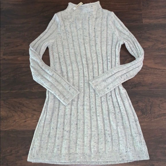 NWT Madewell Gray Knit Sweater Dress Medium M - Picture 1 of 3